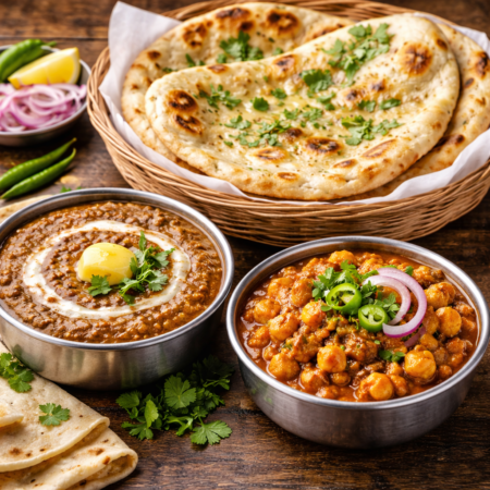 Combo Thali ( 2Naan+Daal Makhani+Chole)