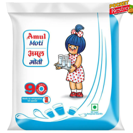 Amul Moti Toned Milk 450ml