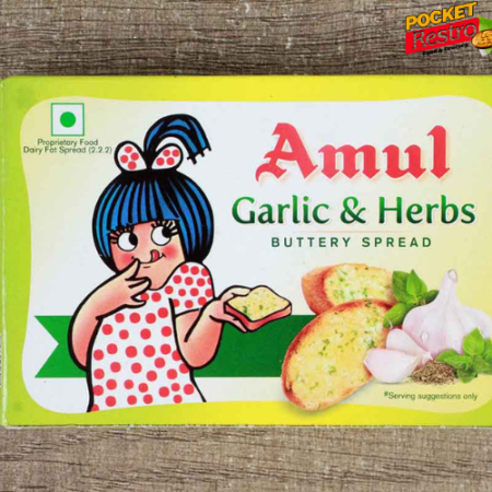 Amul Garlic & Herbs Buttery Spread 100g