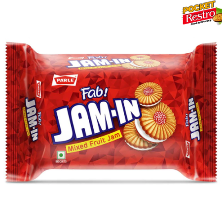 Parle Fab Jam-in Cream Biscuits 140g