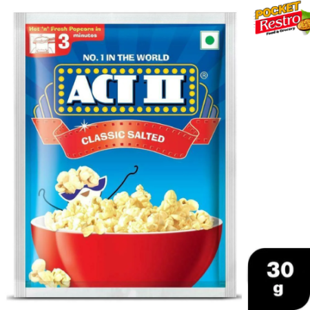 Act II Classic Salted Instant Popcorn 30 g